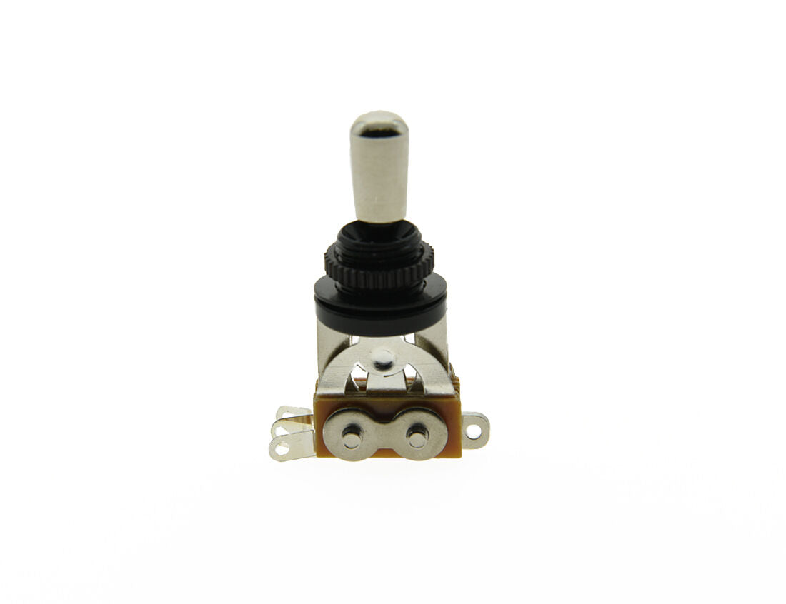 Black LP 3 Way Guitar Toggle Switch w/ Nickel Metal Tip fits Les Paul SG