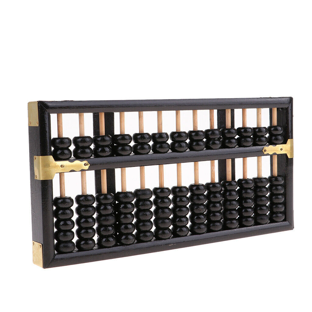 New School Office Calculation Japanese  Chinese Ancient Abacus Black