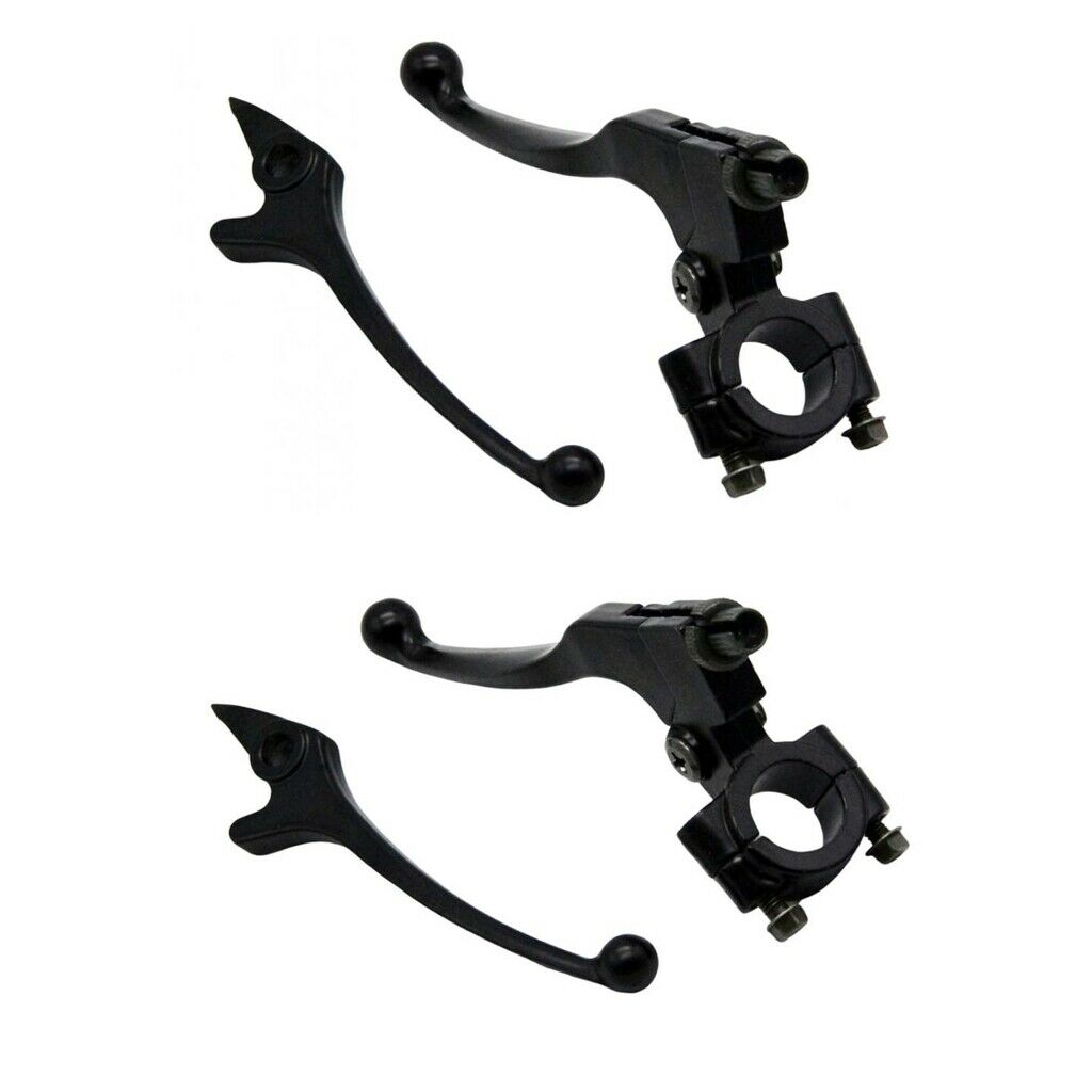 2x Left & Right Clutch & Brake Lever for Dirt Bike 110 125 140 150cc Black