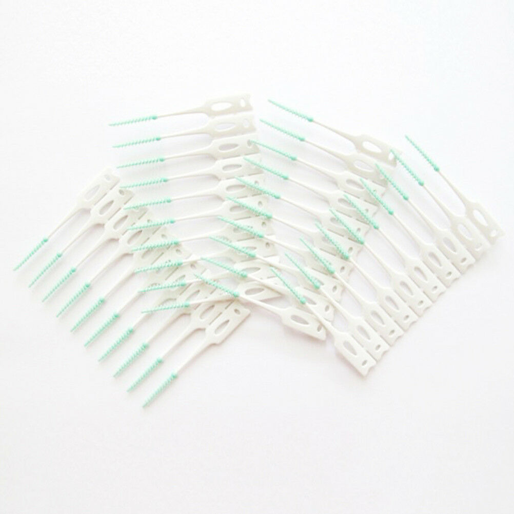 40Pcs Interdental brush dental floss teeth oral clean toothpick teeth whit.l8