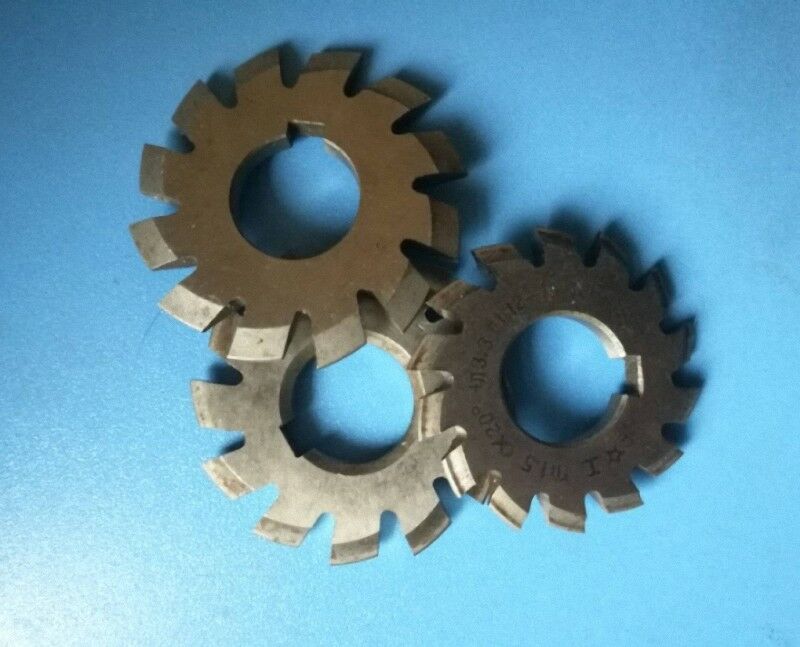 New Set 8Pcs Dp10 PA14-1/2 Bore #1-8 Involute Gear Cutters [M1]