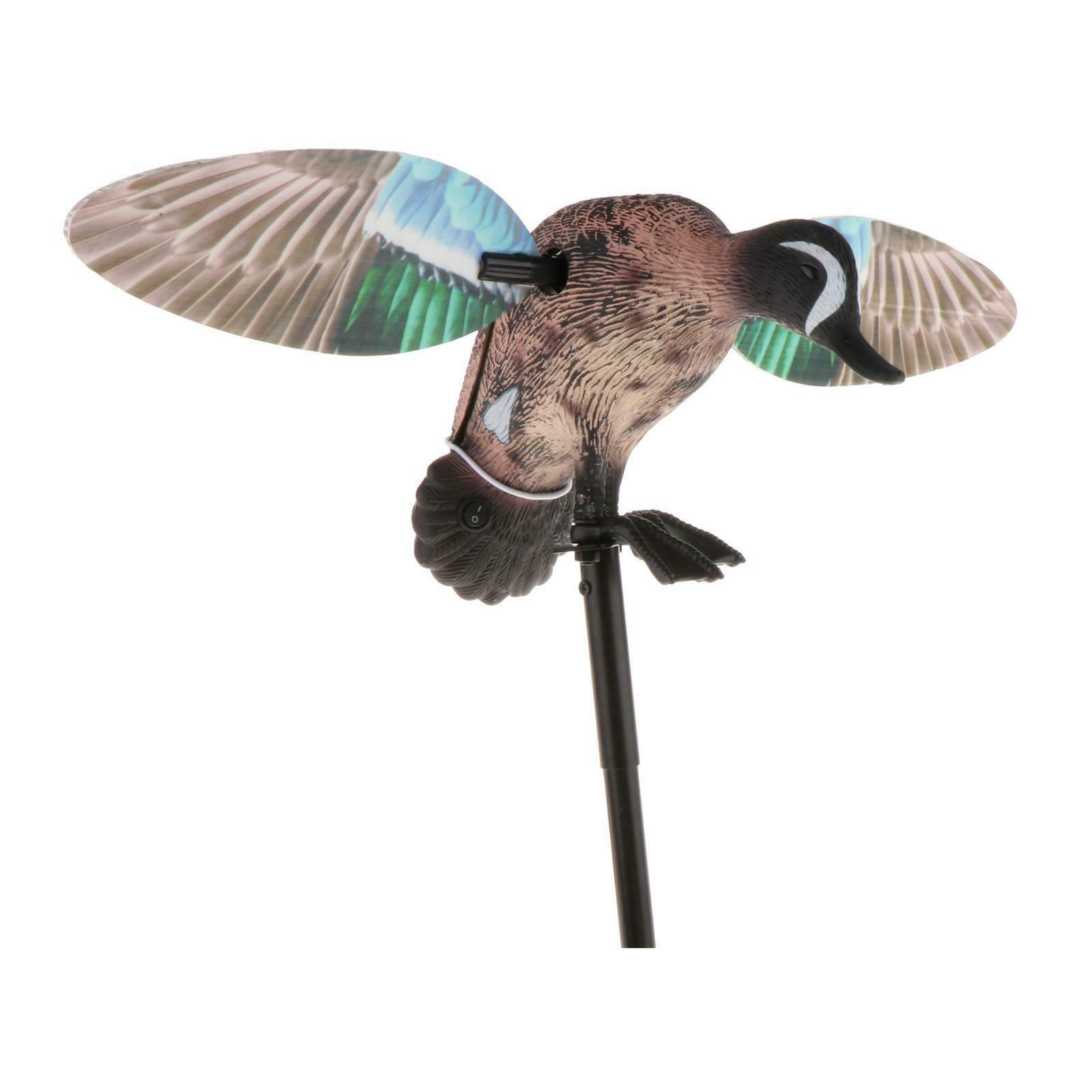 Electric Hunting Mallard Drake Teal Attraction Drake with 37'' Support Stand Rod