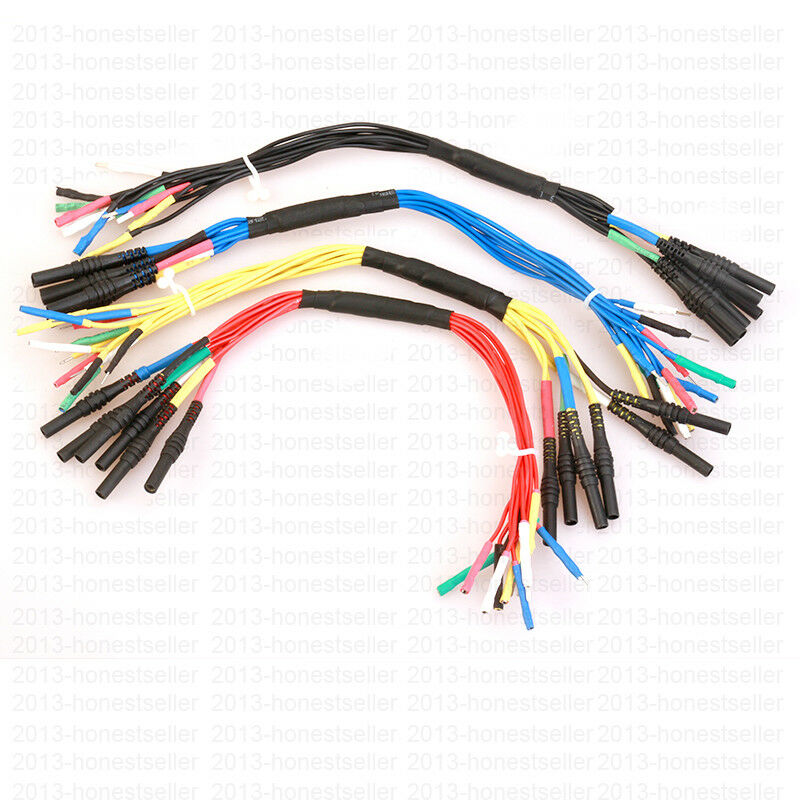 4pcs Hantek HT306 6 Channel 6 Way Universal Breakout Leads for Oscilliscope NEW