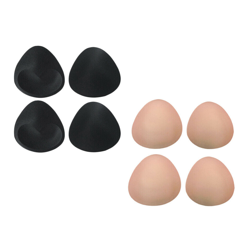 4 Pairs Pads For Bra Push-Up Enhancer Enhancer Bra For Swimsuit Bikini 10cm