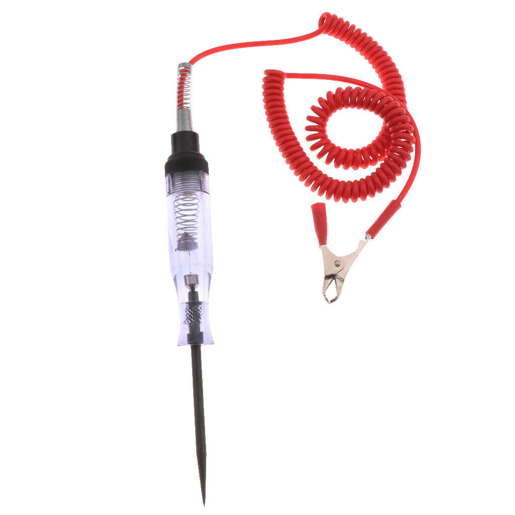 System Long Probe Continuity Test Light Car Voltage Circuit Tester 12V 6V