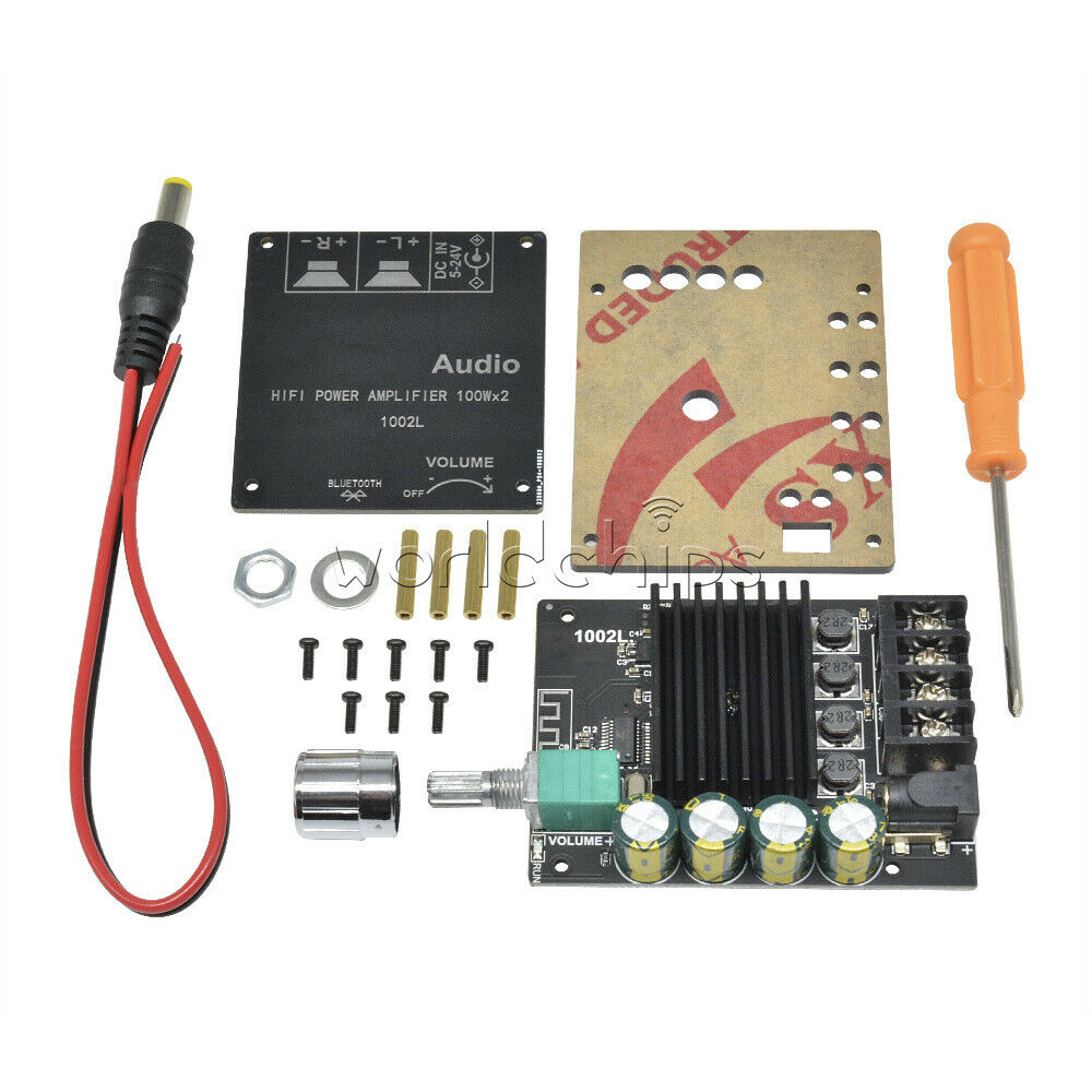 2x100W MINI/HIFI AUX Bluetooth TPA3116 High Power Filter Digital Amplifier Board