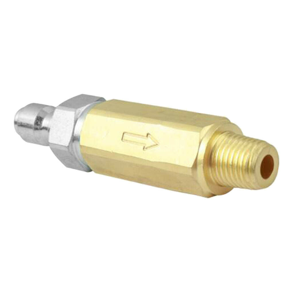 Brass Pressure Washer Nozzle Filter 1/4'' Threaded Male Plug 4500psi