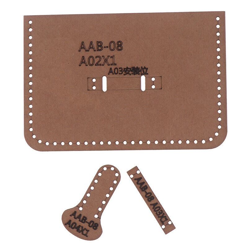 1set Hard Kraft paper Stencil Template For DIY Leather Handmade Craft Pat.l8