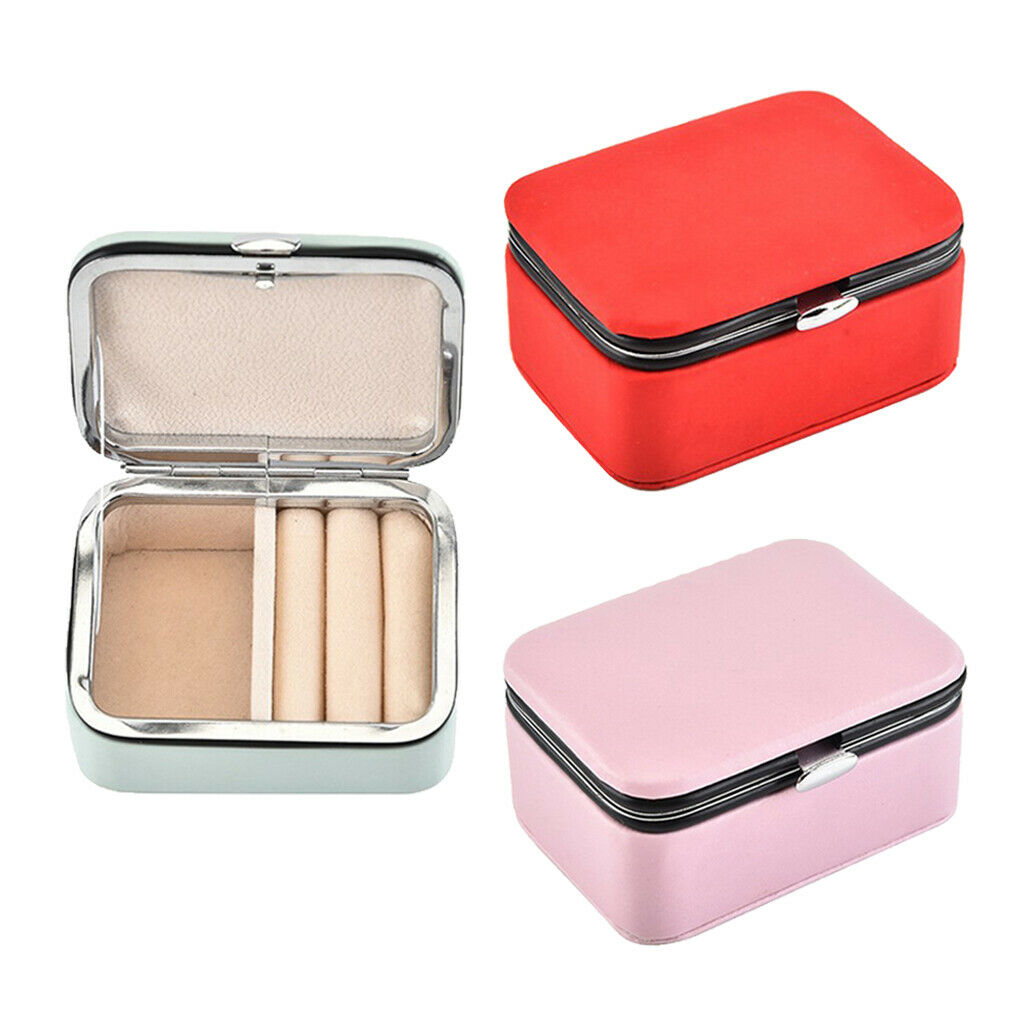 Pack of 3 Jewelry Gift Box Earrings Trinket Showcase Jewelry Accessories