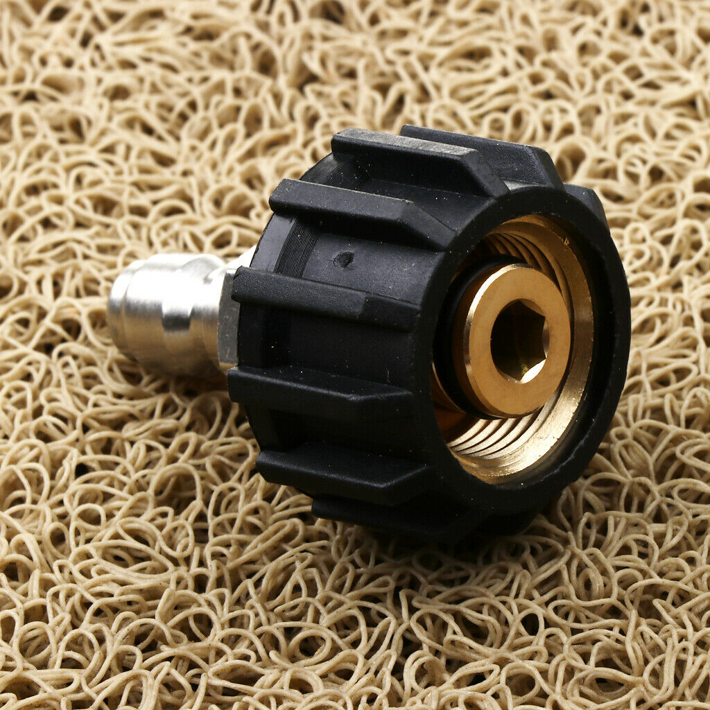 2Set Pressure Washer Brass Quick Release Adapter M22/14 - 1/4'' Male Tool
