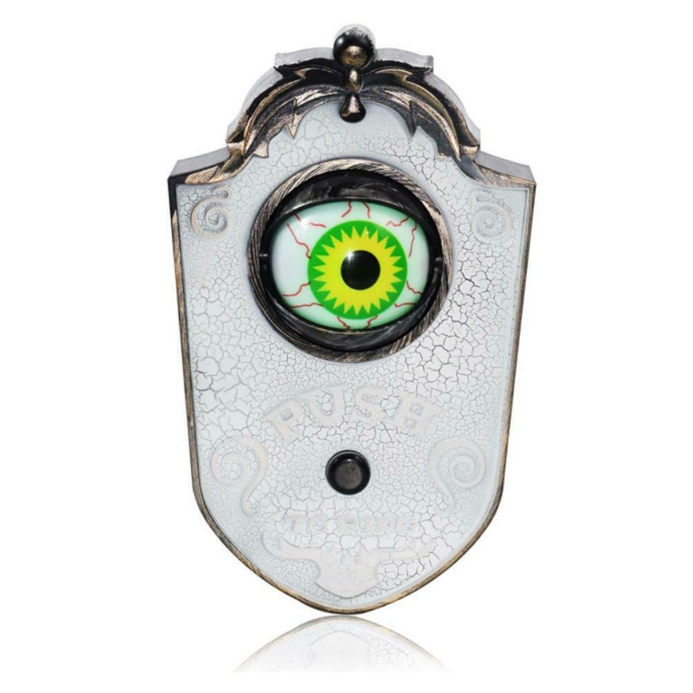 Halloween Doorbell Eyeball Horror Props Door Hanging Doorbell Halloween Decor