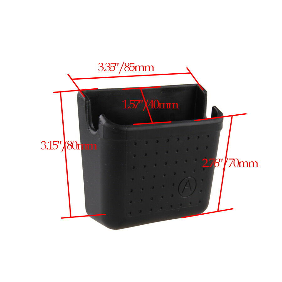 Universal Organizer Storage Box Phone Sunglasses Holder Black Car Accessories
