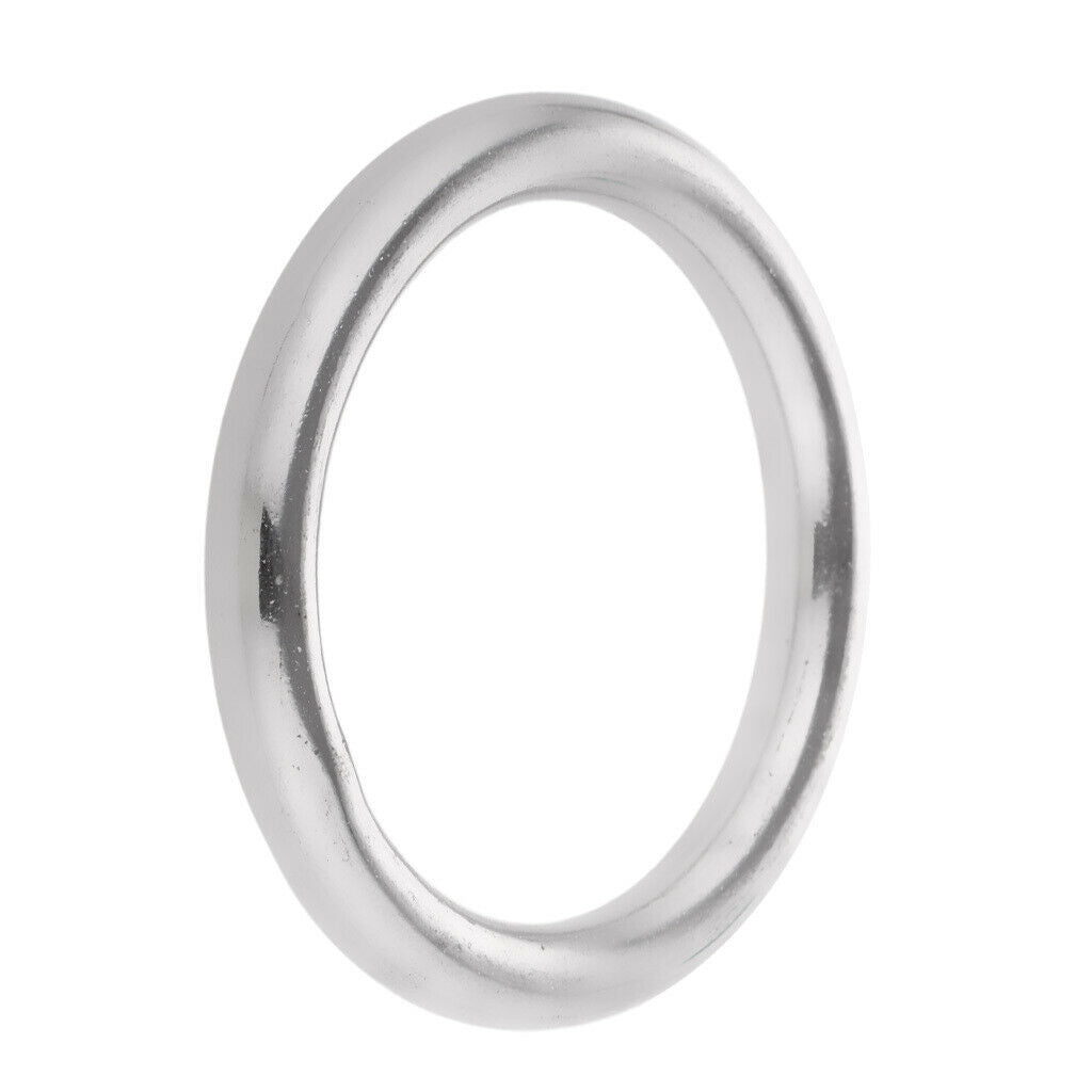 2 Pack Marine 304 Stainless Steel O  Smooth Welded 7 X 50mm/8 X 60mm