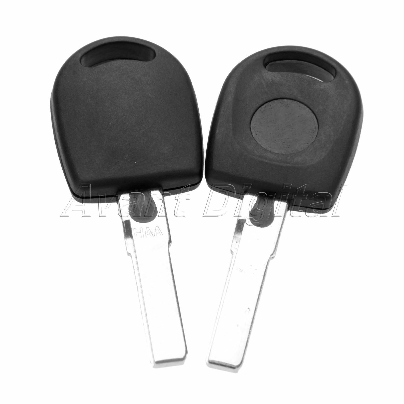 2Pcs Remote Key ID48 Chip HU66/HAA Uncut Blade Fit For  Golf 1998-2004