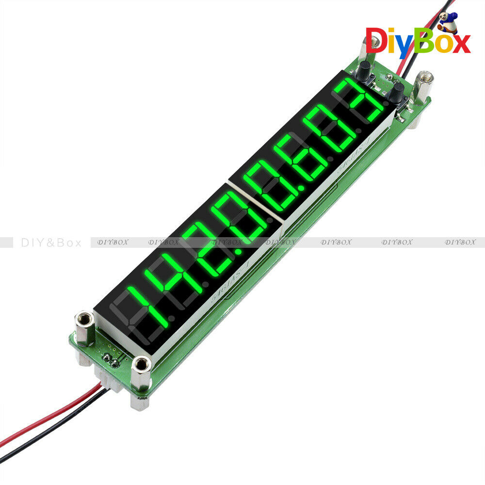 Signal Frequency Counter RF 0.1-60MHz 20MHz ~ 2.4GHz Green Cymometer Tester