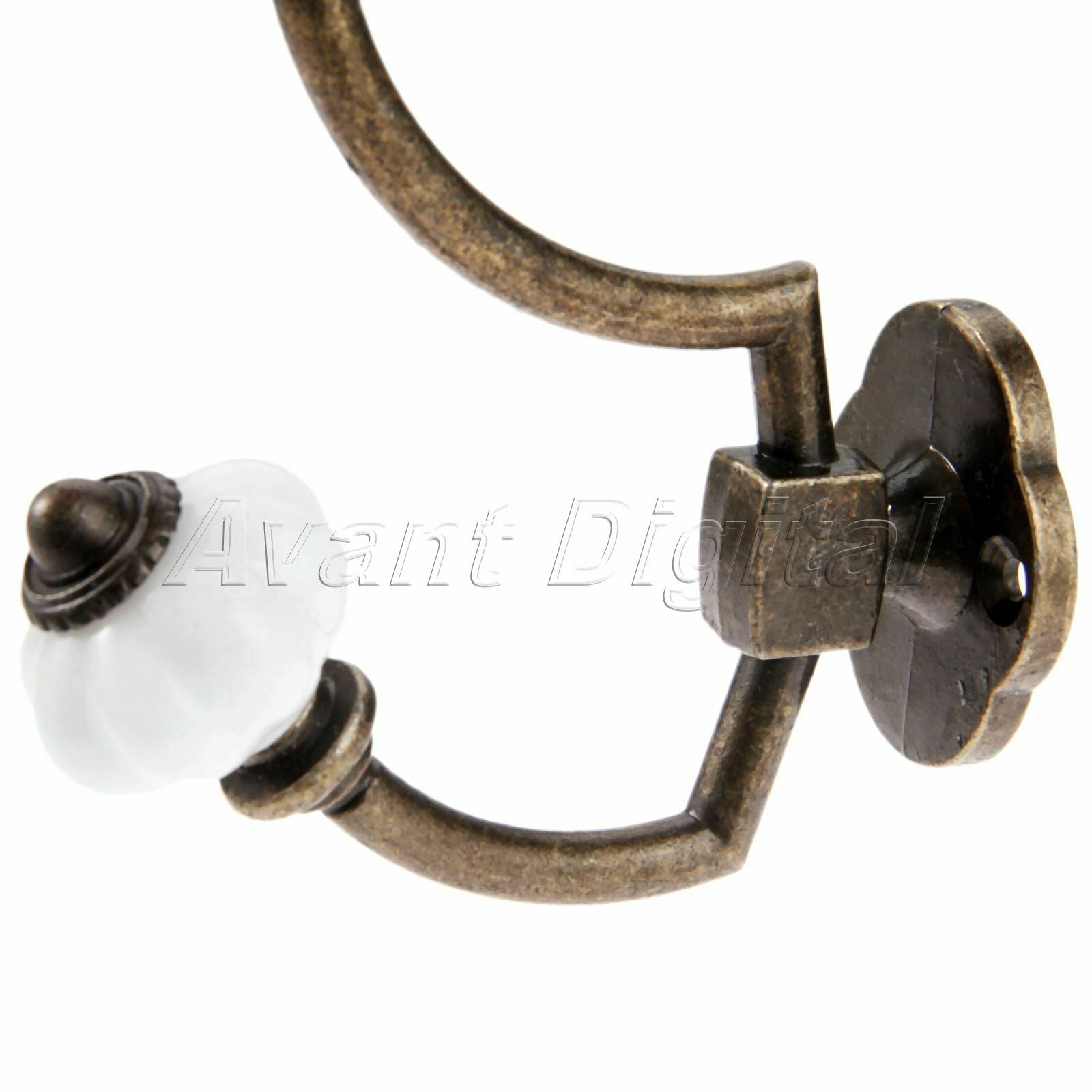 Retro Towel Clothes Hat Key Hook Holder Wall Hooks Hangers Organization Decor