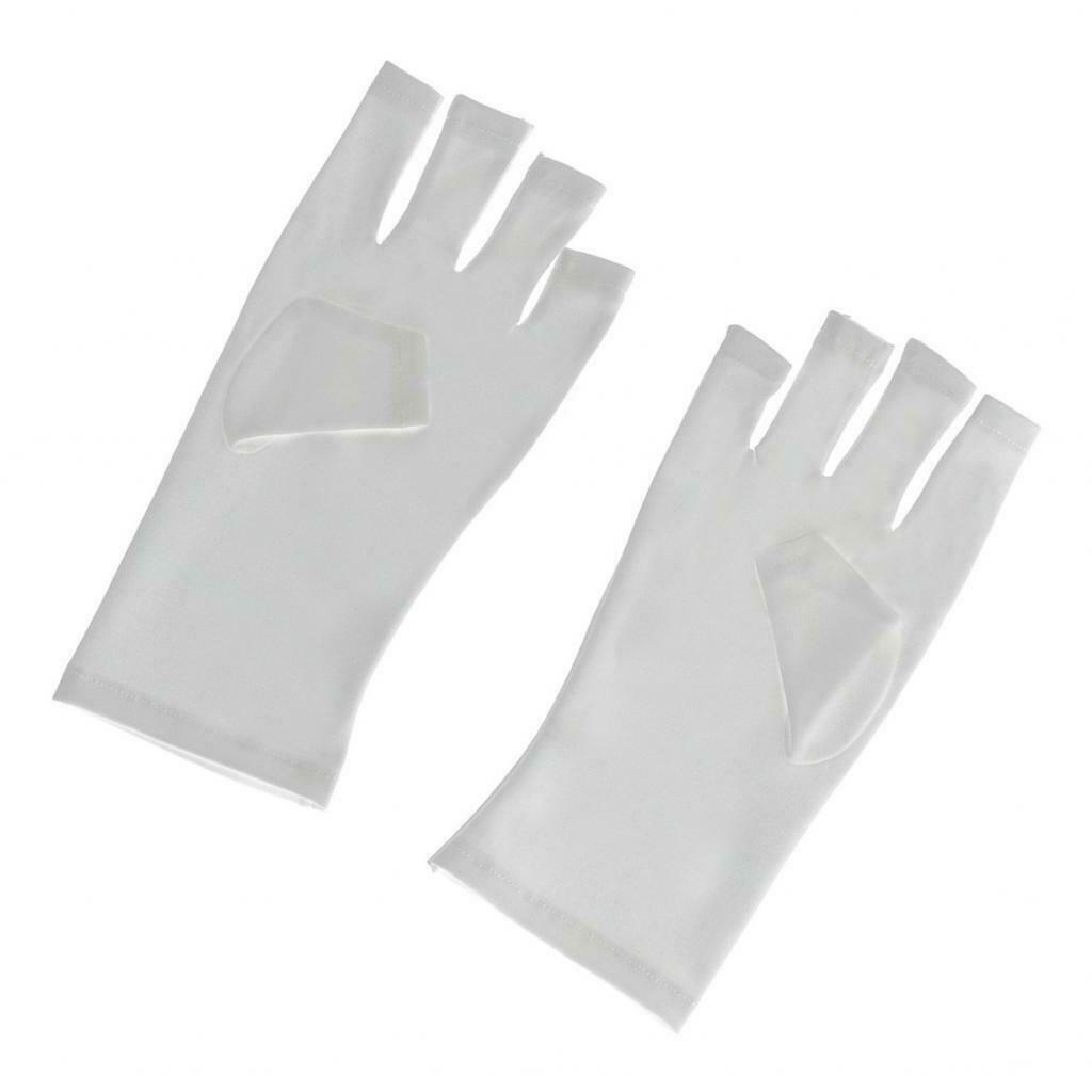 1 Pair Anti UV Hand Protector Shield Protection Short Gloves for Dryer Lamp
