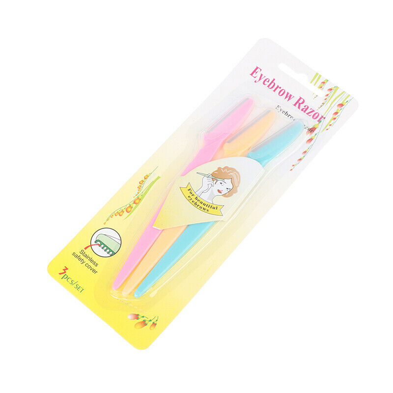 3Pcs/set Eyebrow Trimmer Hair Remover Set Women Face Razor Eyebrow Trimme.l8