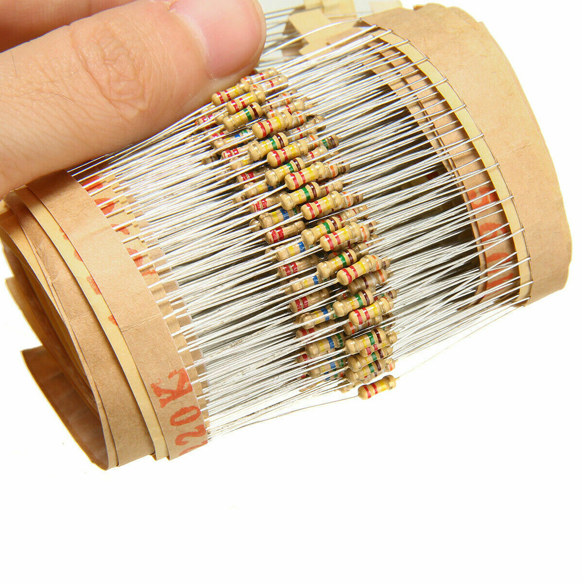 Practical 1500 PCS 75 Values Power Carbon Film Resistors Assorted Assortment Kit