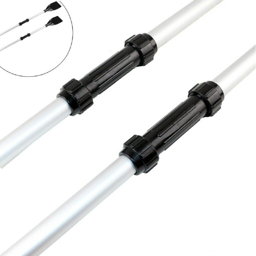 2 Piece Black Screwed Joint Fits for Kayak Canoe Paddles Inflatable Boat Rowing