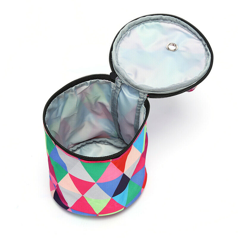 Colorful Woolen Yarn Storage Bag Knitting Crochet Ball Holder Tote Organ .l8