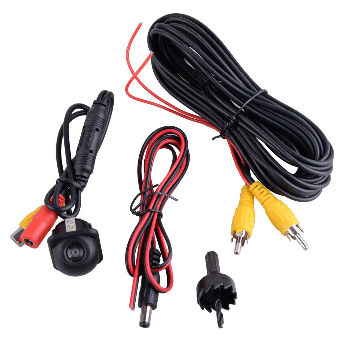 Universal 12V Car CCD Parking Rear View Front Backup Camera 170掳 20MM An