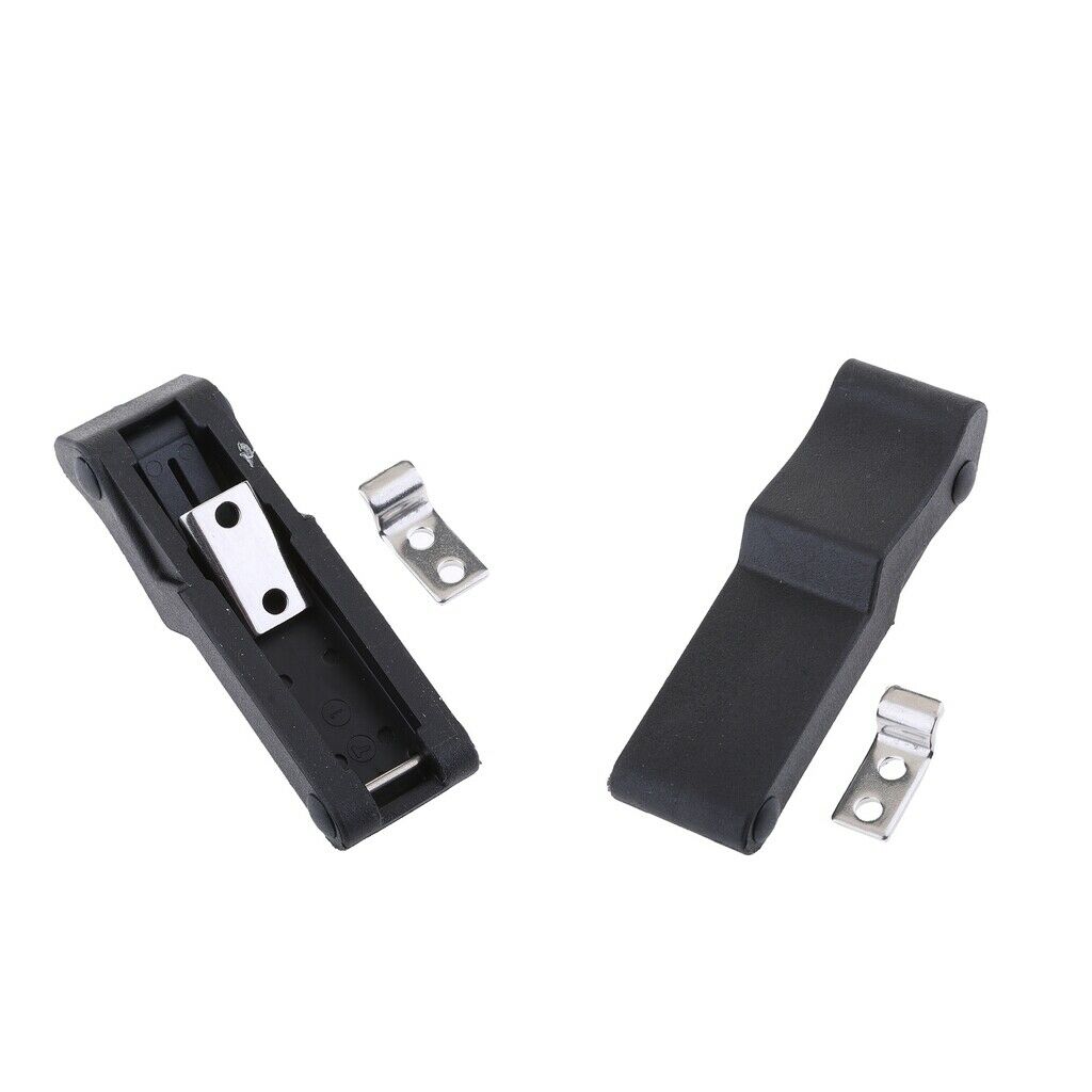 2 packs of Flexible Draw Latch 4 '' Soft Black Rubber Replacement XK710
