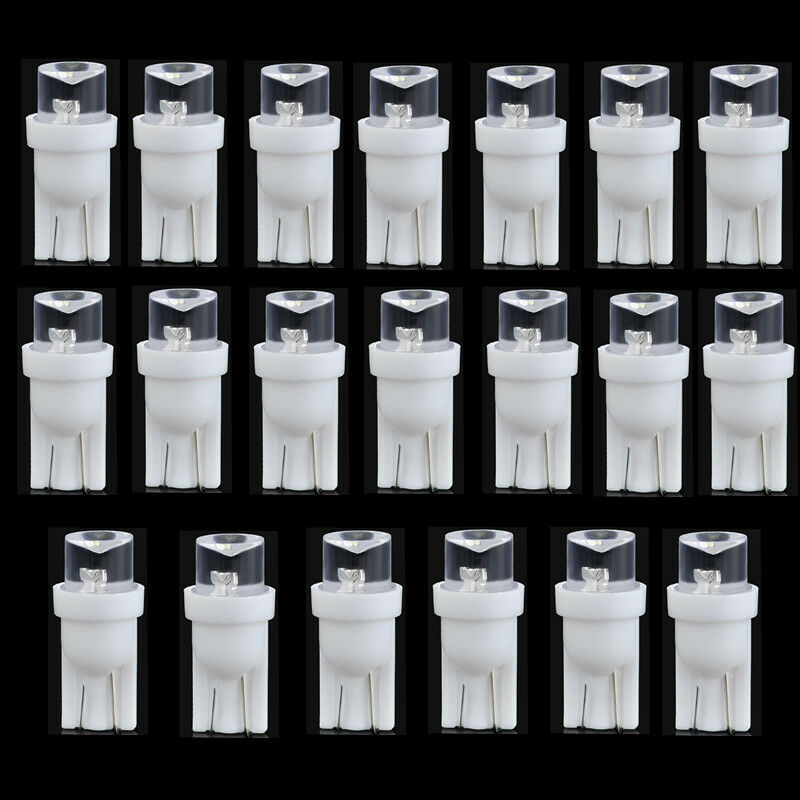 20PCS DC 12V White T10 LED 194 168 SMD W5W Car Wedge Side light Bulb lamp new