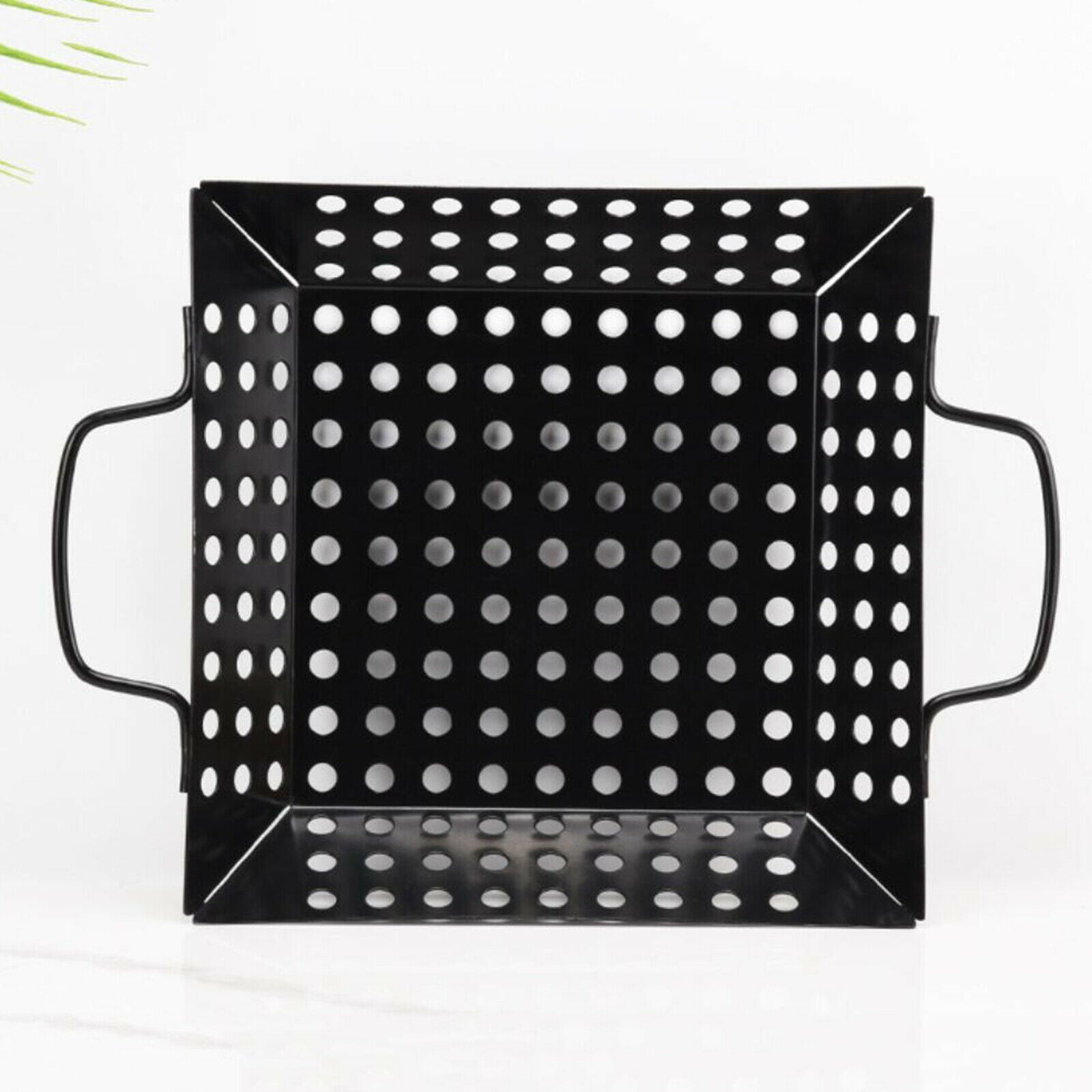Nonstick BBQ Pans Grill Basket Carbon Steel Grilling Wok Picnic Grill Fish
