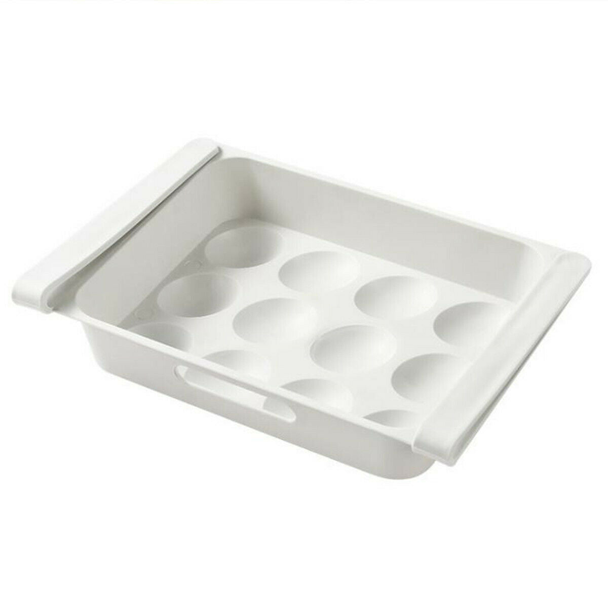 Storage Basket Rack Organizer Space Saver Shelf Fridge Holder Box Can Kitchen