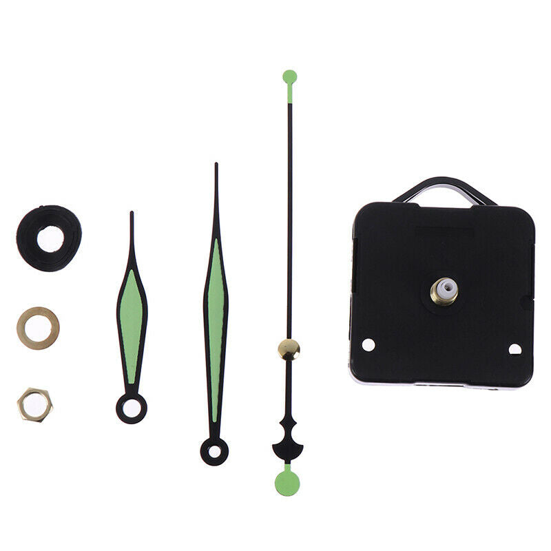 Green Luminous Quartz Wall Clock Spindle Movement Mechanism Part DIY Repa.l8