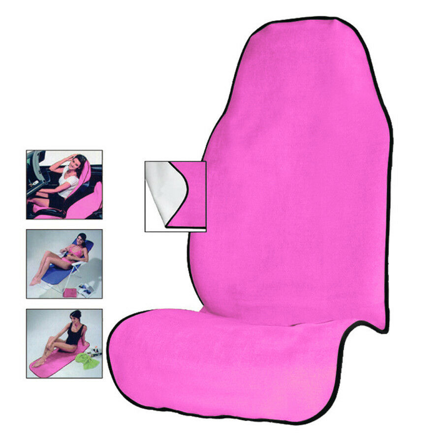 Pink Microfiber Sweat Towel Seat Mat for Fitness Beach Cushion Car Seat Pet Mat