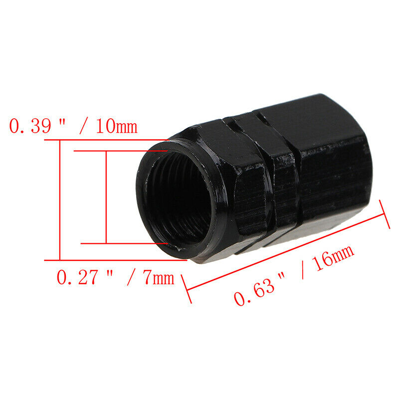 4pcs Aluum Alloy Decor Tire Wheel Air Car Truck Valve Stems Caps Cover Dust