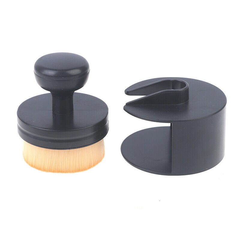 Portable Makeup Brush O Shape Seal Stamp Foundation Blush Liquid Cosmetic.l8