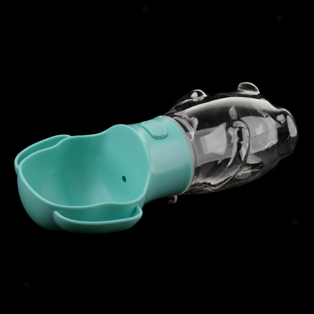 2 in 1 Dog Water Bottle, Leak-Proof Portable Dog Cat Travel Water Cup with Bowl