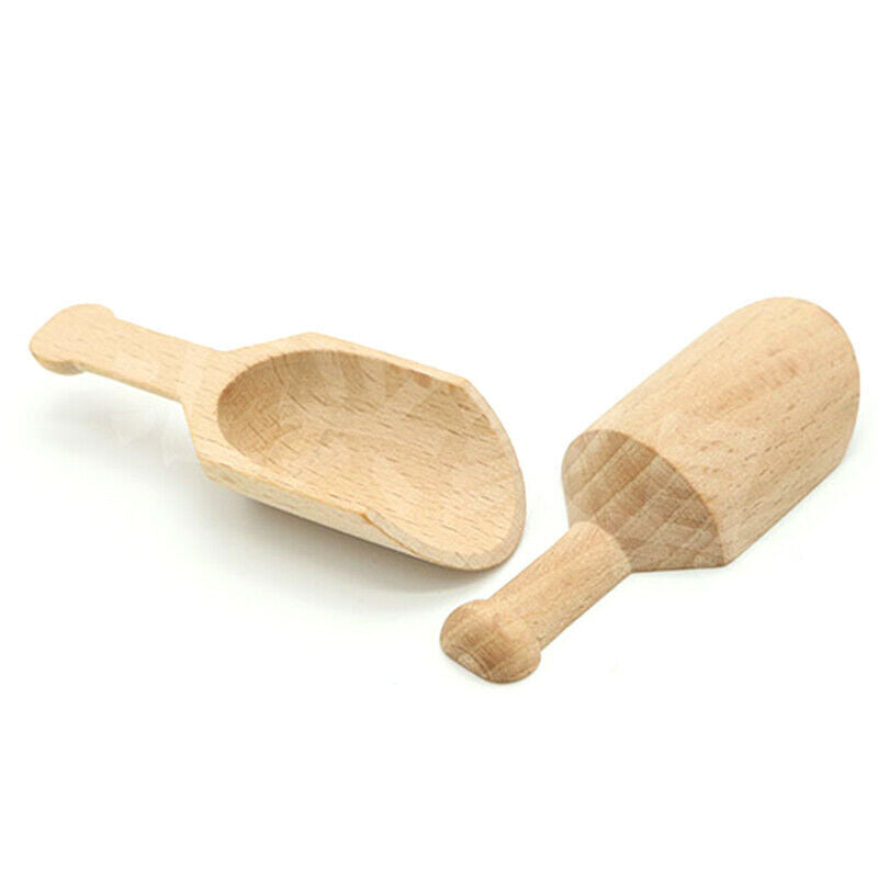 Wooden Scoops Bath Salt Spoon Candy Flour Spoon Scoops Kitchen Utensi.l8