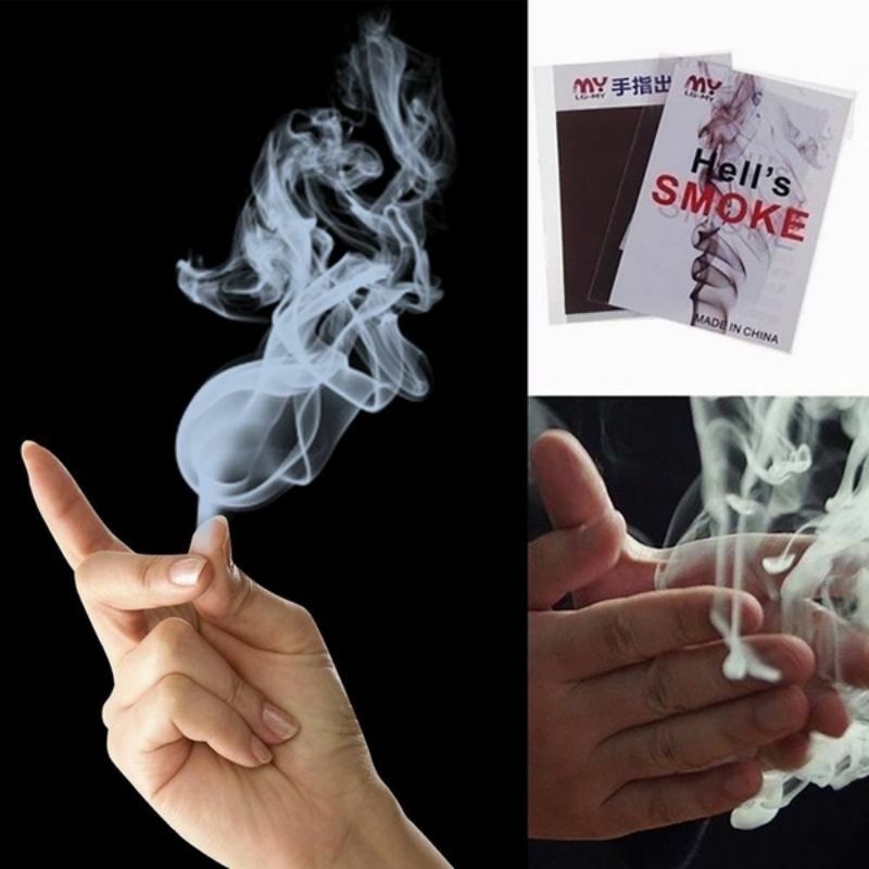 10pcs Close-Up Magic Change Gimmick Finger Smoke Hell's Smoke Fantasy Trick Prop
