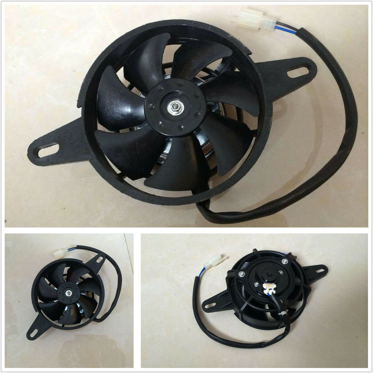 Motorcycle ATV Electric Radiator Thermal Cooling Fan Water Cooler Buggy Go Kart