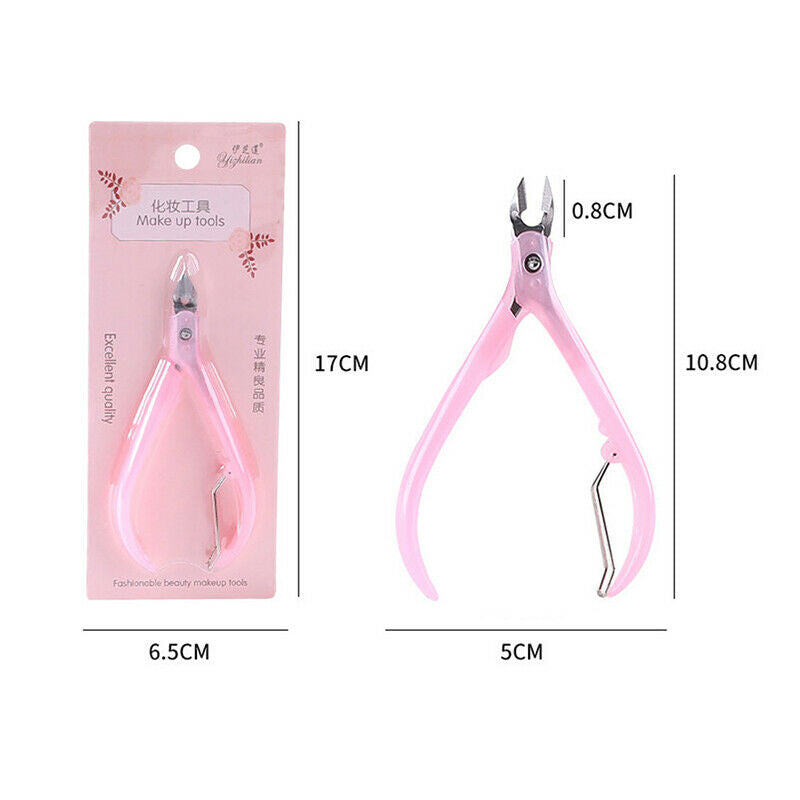 Handle Toenail Ingrown Nail Art Cuticle Nipper Manicure Scissor Tool Pedicur KX