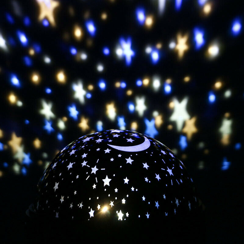 Starry Sky LED Projection Lamp Voice Control Romantic Starry Night Light ChildU4