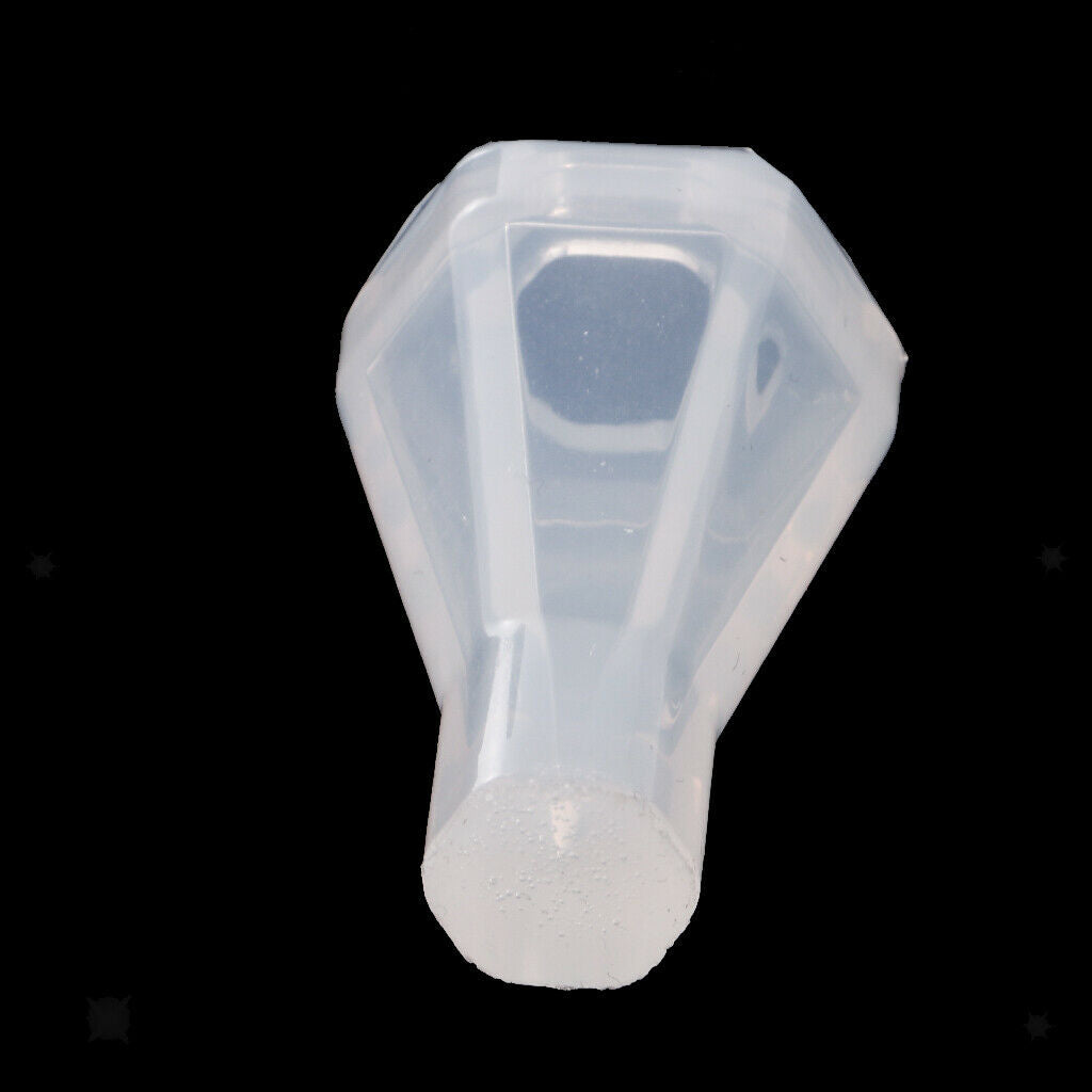 Diamond Cone Crystal Jewelry Making Mold Silicone Ornament DIY Crafting Tool
