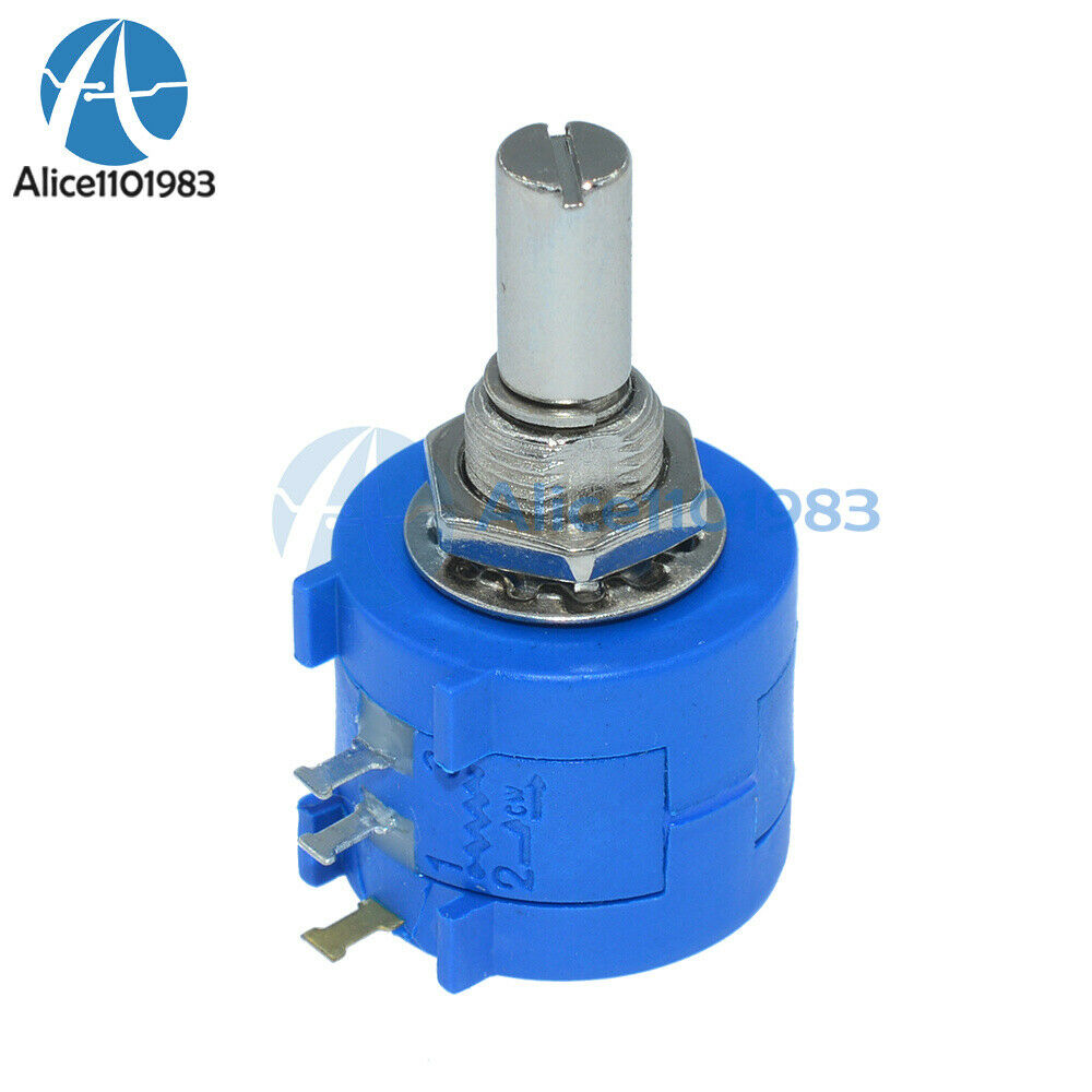 10PCS 10K Ohm 3590S-2-103L Rotary Wirewound Precision Potentiometer Pot 10 Turns