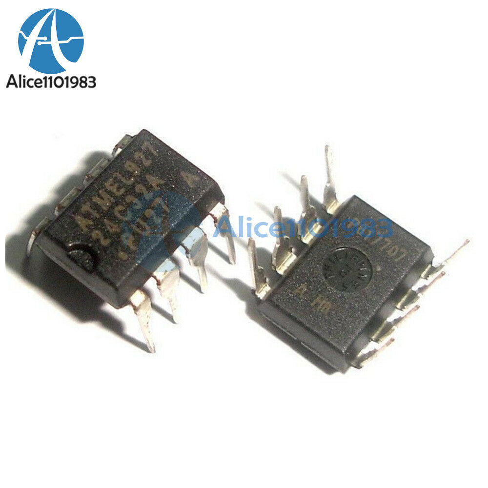 20PCS IC AT24C32 AT24C32A DIP 2-Wire Serial EEPROM Memory