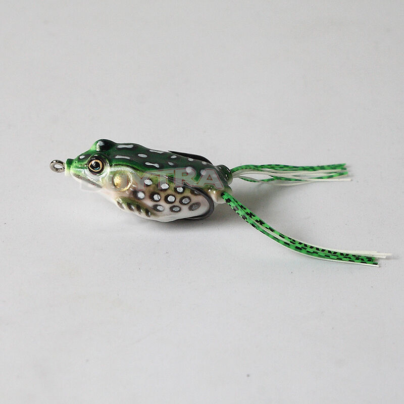 5Pcs Toad Soft Plastic Hollow Fishing Lure Crankbait Hooks Bass Bait Frog 、 BDA