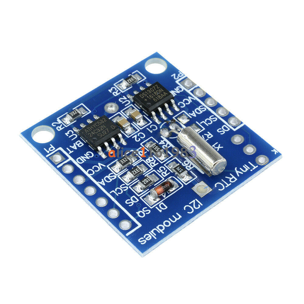 2PCS Arduino I2C RTC DS1307 AT24C32 Real Time Clock Module For AVR ARM PIC SMD
