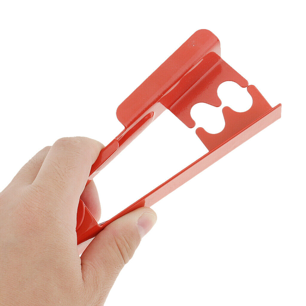 2X Red Metal Rose Thorn Stem Foliage Stripper Tool with Spring Thorn Remover