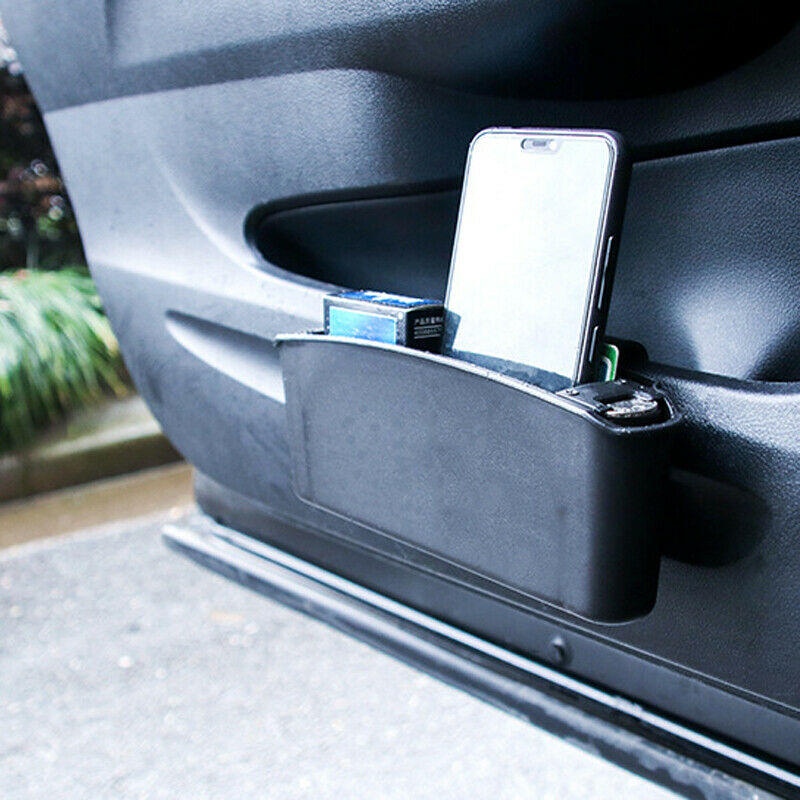 Car Door Pocket Front Door Side Coin Box Driver/Passenger Storage Tray Organizer
