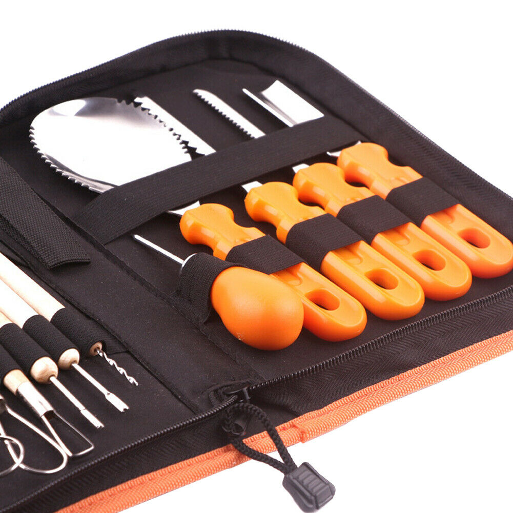 13pcs New Professional Halloween Carving Making Tools Pumpkin Modelling Set