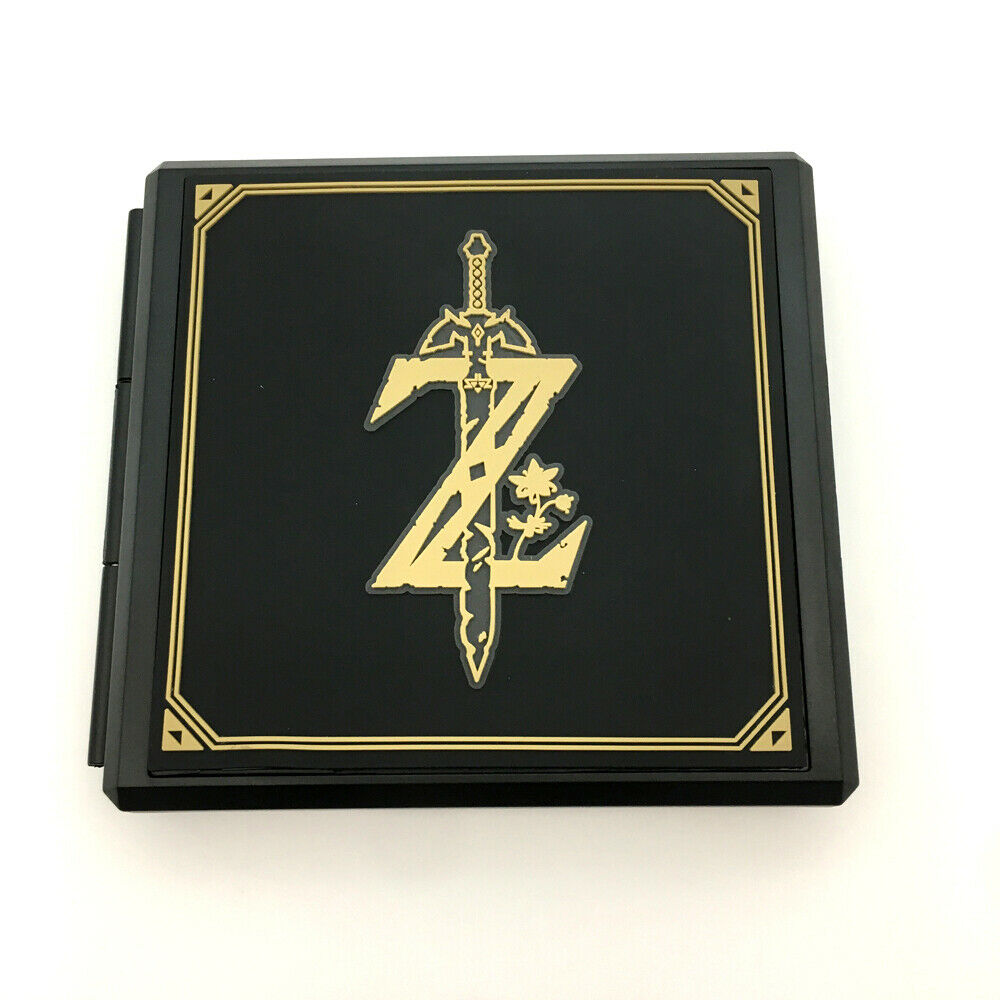 Black Zelda 12 in 1 Novel Portable Game Card Storage Case for Nintendo Switch NS