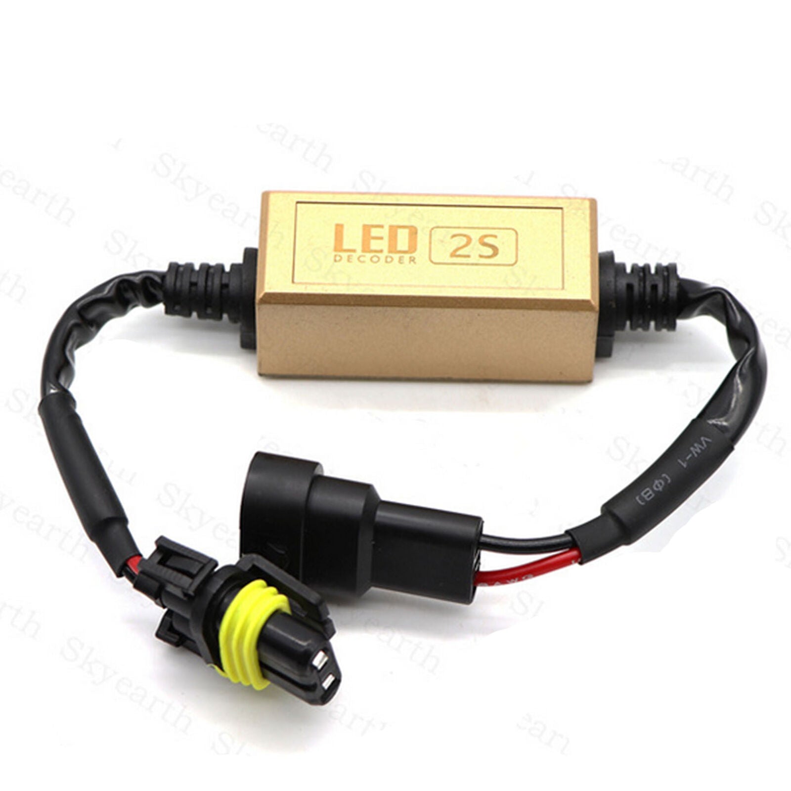 2x 9005 9006 LED DRL HID Headlight Kit Canbus Anti-Flicker Load Resistor Decoder